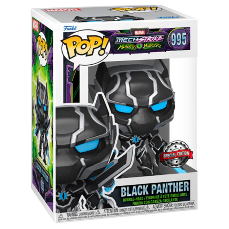 FUNKO POP MARVEL MECH STRIKE MONSTER HUNTERS EXCLUSIVE - BLACK PANTHER 995