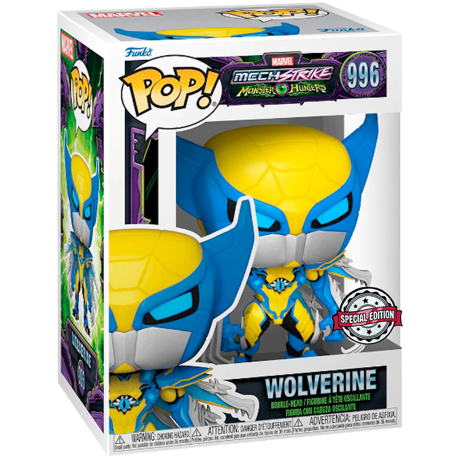 FUNKO POP MARVEL MECH STRIKE MONSTER HUNTERS EXCLUSIVE - WOLVERINE 996