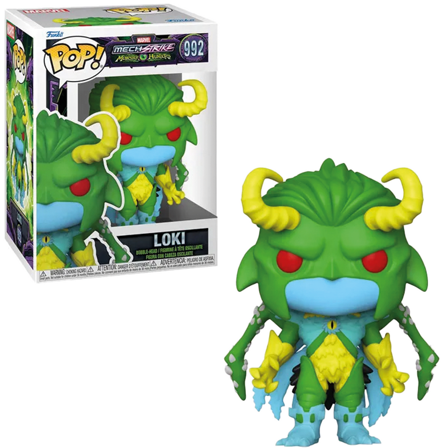 FUNKO POP MARVEL MECH STRIKE: MONSTER HUNTERS - LOKI 992 BRINDE
