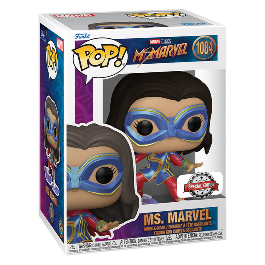 FUNKO POP MARVEL MS MARVEL EXCLUSIVE - MS.MARVEL STEPPING ON STONES 1084
