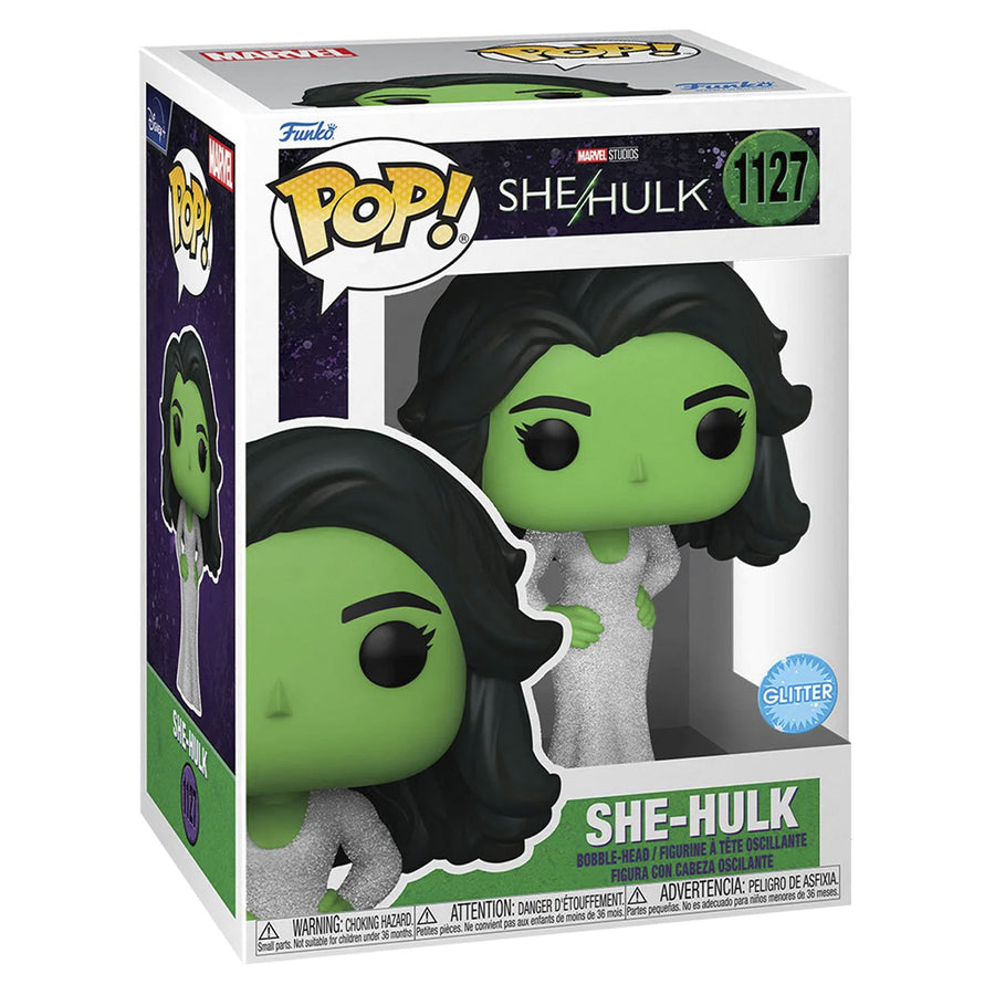 FUNKO POP MARVEL SHE-HULK - SHE-HULK LOOK DE GALA (GLITTER) 1127
