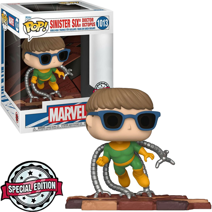 FUNKO POP MARVEL SINISTER SIX EXCLUSIVE - DOCTOR OCTOPUS 1013 (DELUXE) BRINDE