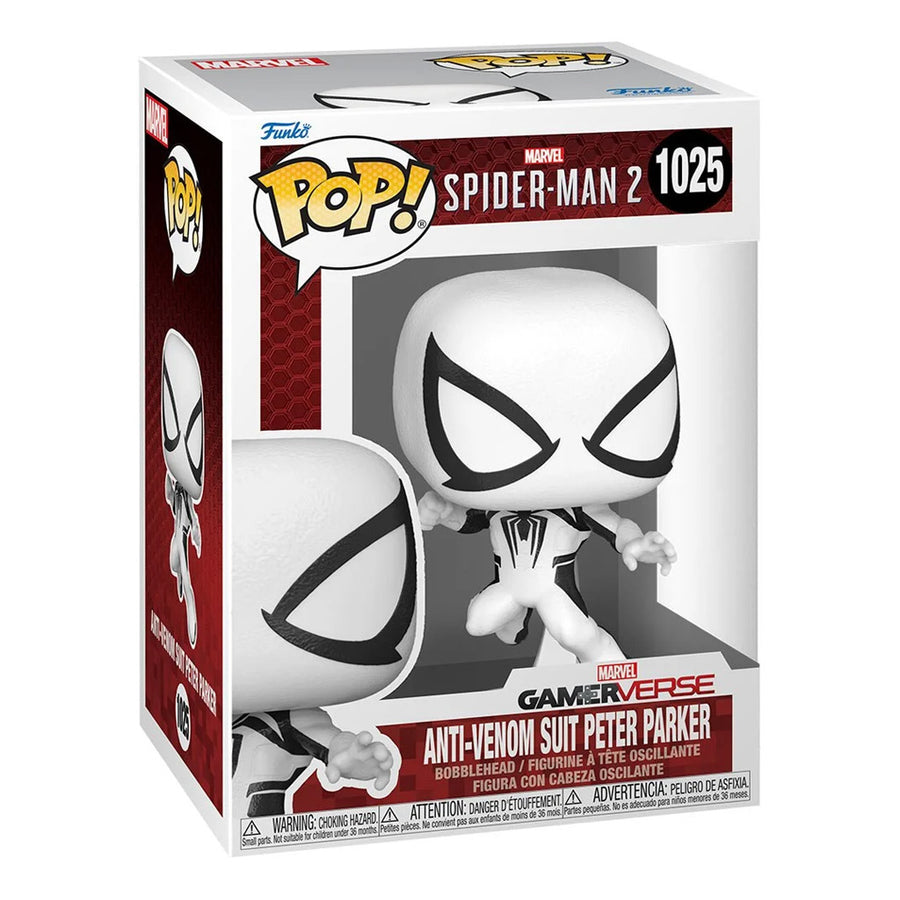 FUNKO POP MARVEL SPIDER-MAN 2 - ANTI-VENOM SUIT PETER PARKER 1025