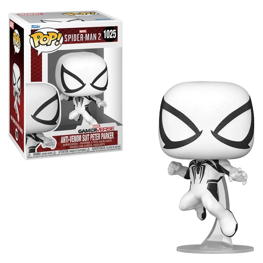 FUNKO POP MARVEL SPIDER-MAN 2 - ANTI-VENOM SUIT PETER PARKER 1025
