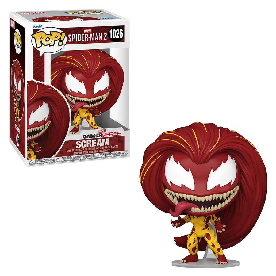 FUNKO POP MARVEL SPIDER-MAN 2 - SCREAM 1026 BRINDE