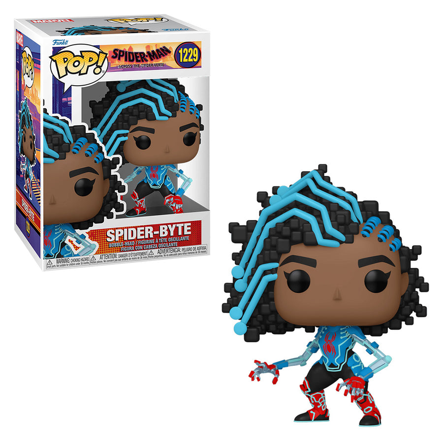 FUNKO POP MARVEL SPIDER-MAN: ACROSS THE SPIDER-VERSE - SPIDER-BYTE 1229 BRINDE