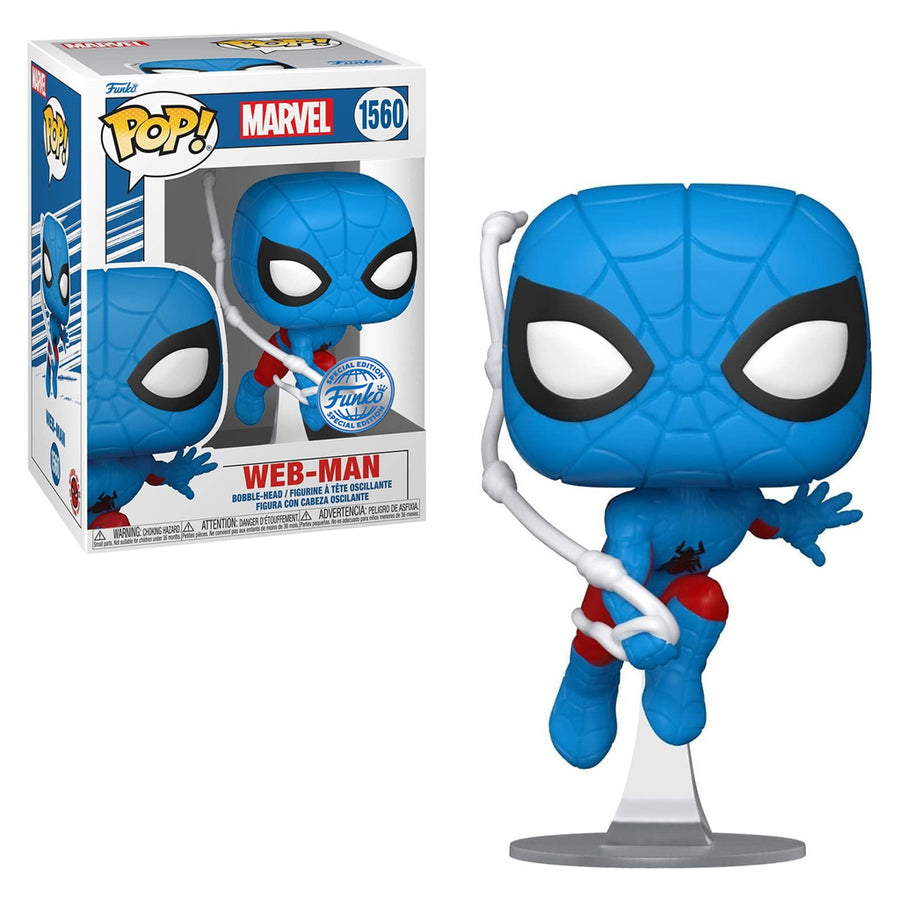 FUNKO POP MARVEL SPIDER-MAN EXCLUSIVE - WEB MAN 1560 BRINDE