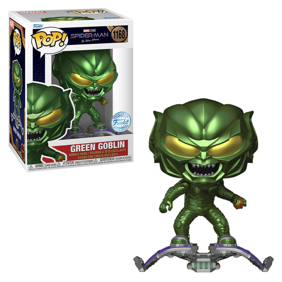FUNKO POP MARVEL SPIDER-MAN FAR FROM HOME S3 EXCLUSIVE - GREEN GOBLIN 1168 BRINDE