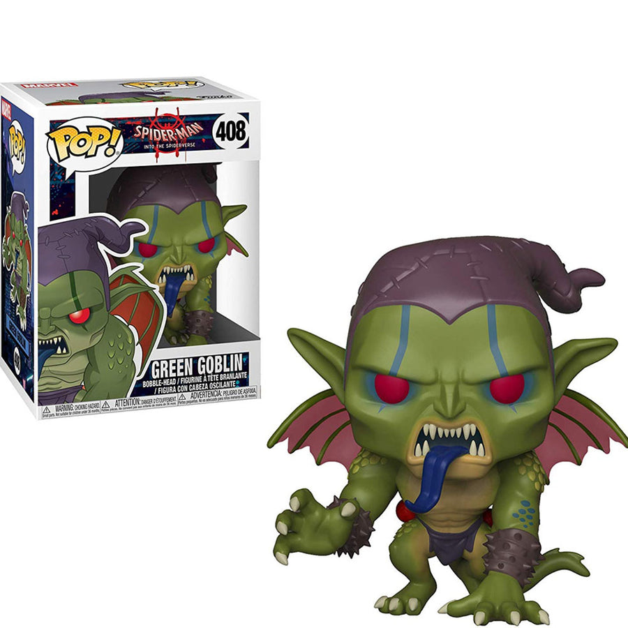FUNKO POP MARVEL SPIDER-MAN INTO THE SPIDER-VERSE - GREEN GOBLIN 408 BRINDE