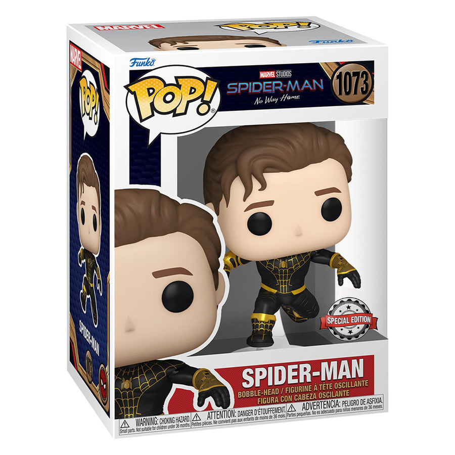 FUNKO POP MARVEL SPIDER-MAN: NO WAY HOME EXCLUSIVE - SPIDER-MAN (BLACK & GOLD SUIT) 1073