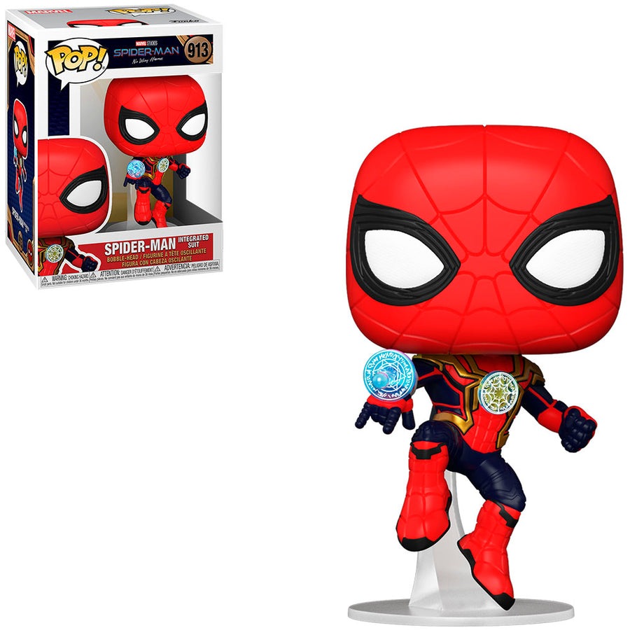 FUNKO POP MARVEL SPIDER-MAN SIN CAMINO A CASA - TRAJE INTEGRADO DE SPIDER-MAN 913