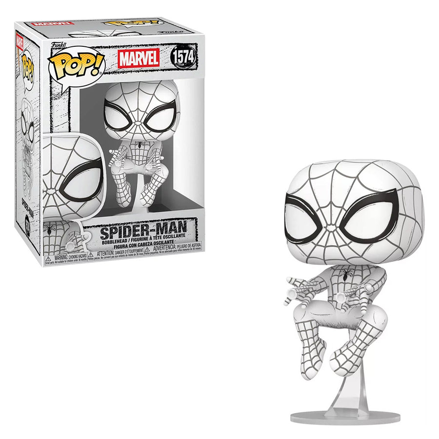 FUNKO POP MARVEL - SPIDER-MAN (SKETCHED) 1574 BRINDE