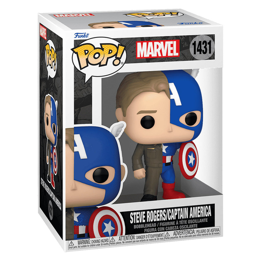 FUNKO POP MARVEL - STEVE RODGERS/CAPTAIN AMERICA 1431