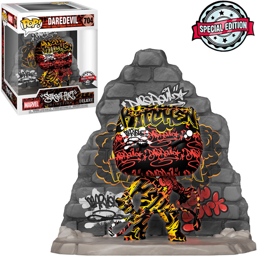 FUNKO POP MARVEL STREET ART DELUXE EXCLUSIVE - DAREDEVIL 704