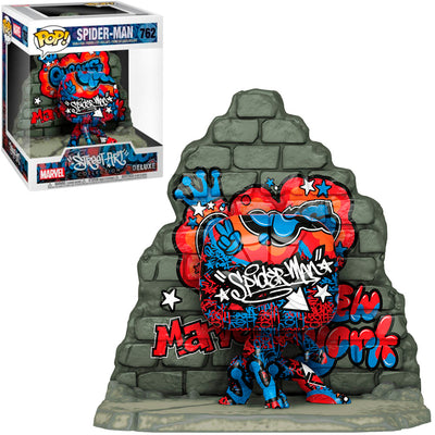FUNKO POP MARVEL STREET ART EXCLUSIVE - SPIDER-MAN 762 (DELUXE)