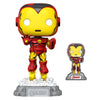 Funko Pop Marvel The Avengers: Earth'S Maghtiest Heroes 60Th Anniversary Exclusive - Iron Man 1172 + Broche