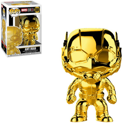 FUNKO POP MARVEL THE FIRST TEN YEARS (CHROME GOLD) - ANT-MAN 384