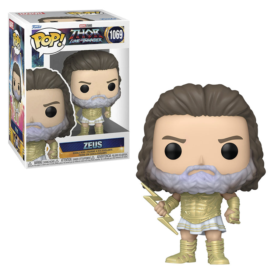 FUNKO POP MARVEL THOR LOVE AND THUNDER - ZEUS 1069 BRINDE