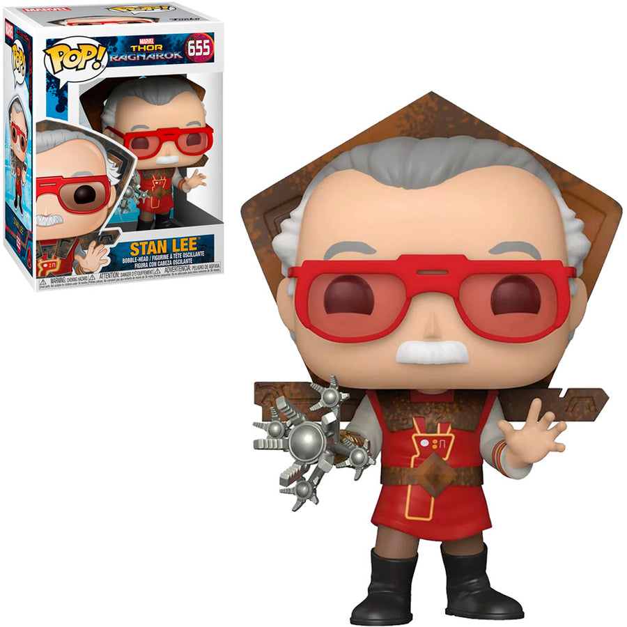 FUNKO POP MARVEL THOR RAGNAROK - STAN LEE 655 BRINDE