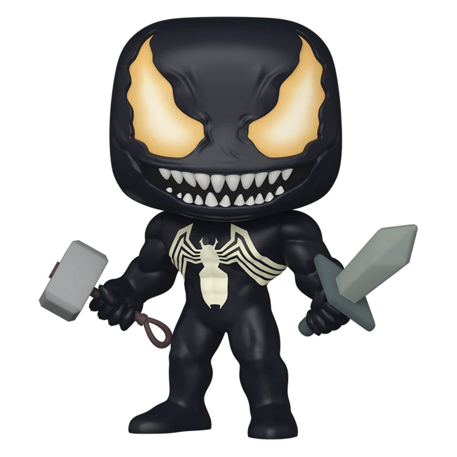 FUNKO POP MARVEL VENOM EXCLUSIVE - VENOM WITH MJONIR AND SWORD (GLOWS IN THE DARK) 1141