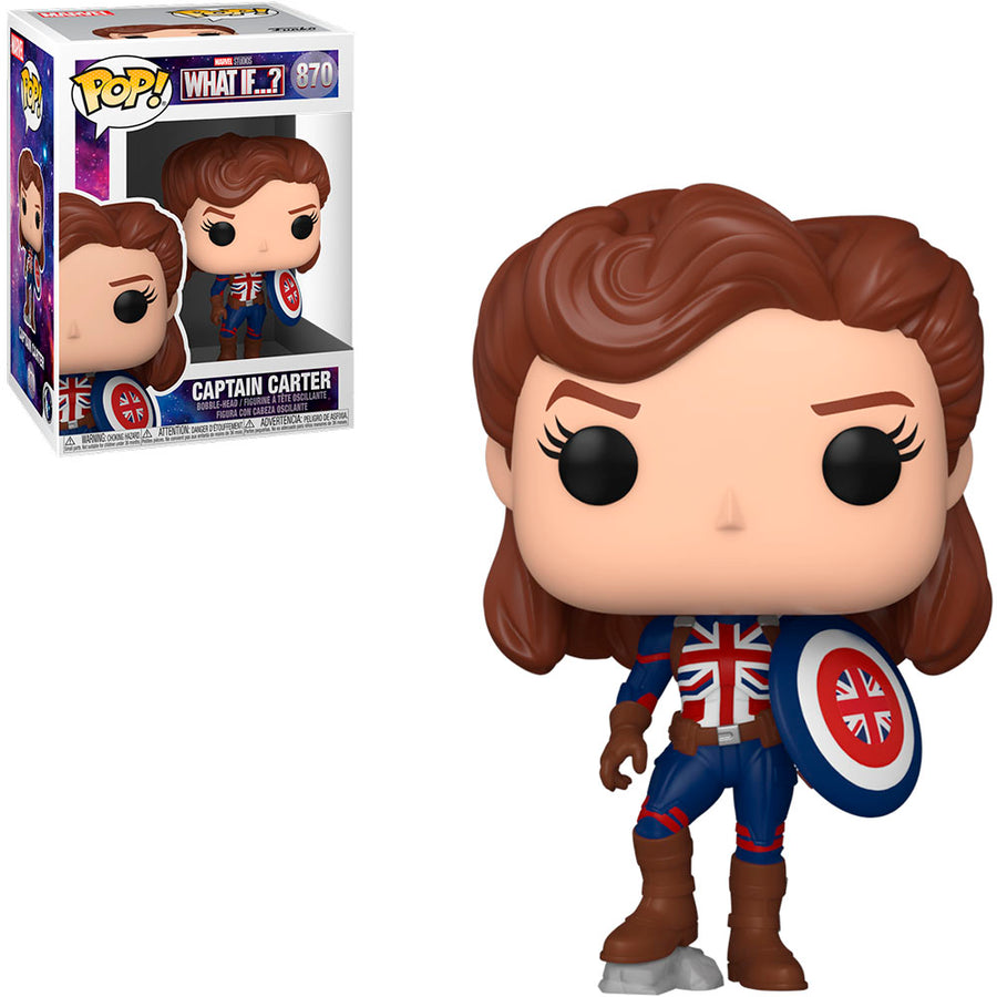 FUNKO POP MARVEL WHAT IF...? - CAPTAIN CARTER 870 BRINDE