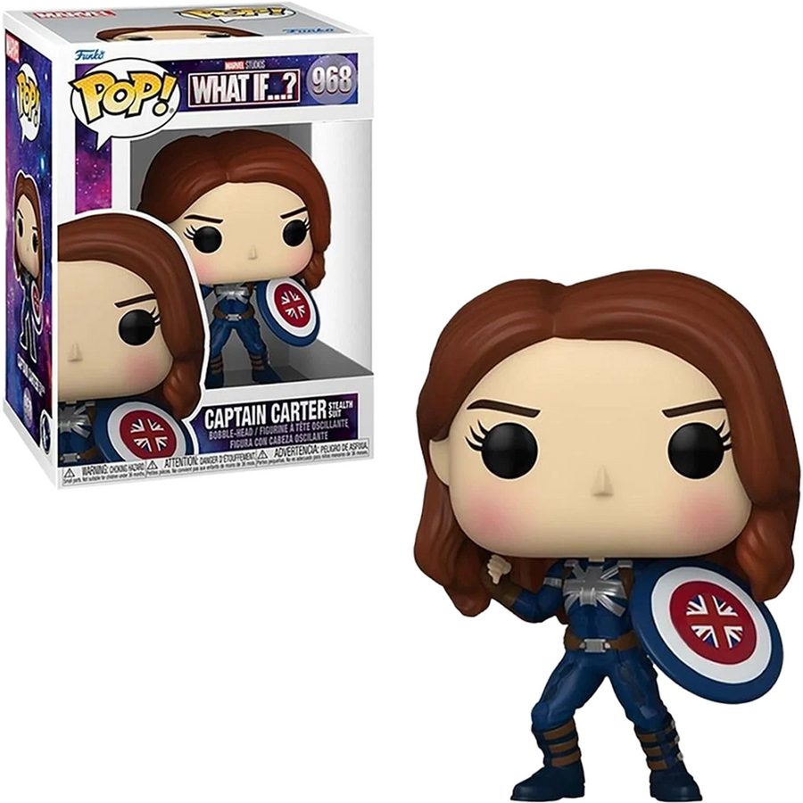 FUNKO POP MARVEL WHAT IF...? - CAPTAIN CARTER (STEALTH SUIT) 968 BRINDE