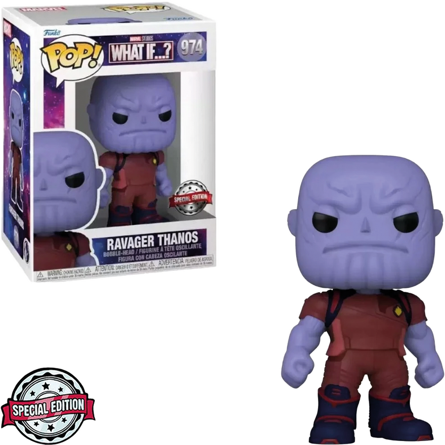 FUNKO POP MARVEL WHAT IF…? EXCLUSIVE - THANOS RAVAGER 974 BRINDE