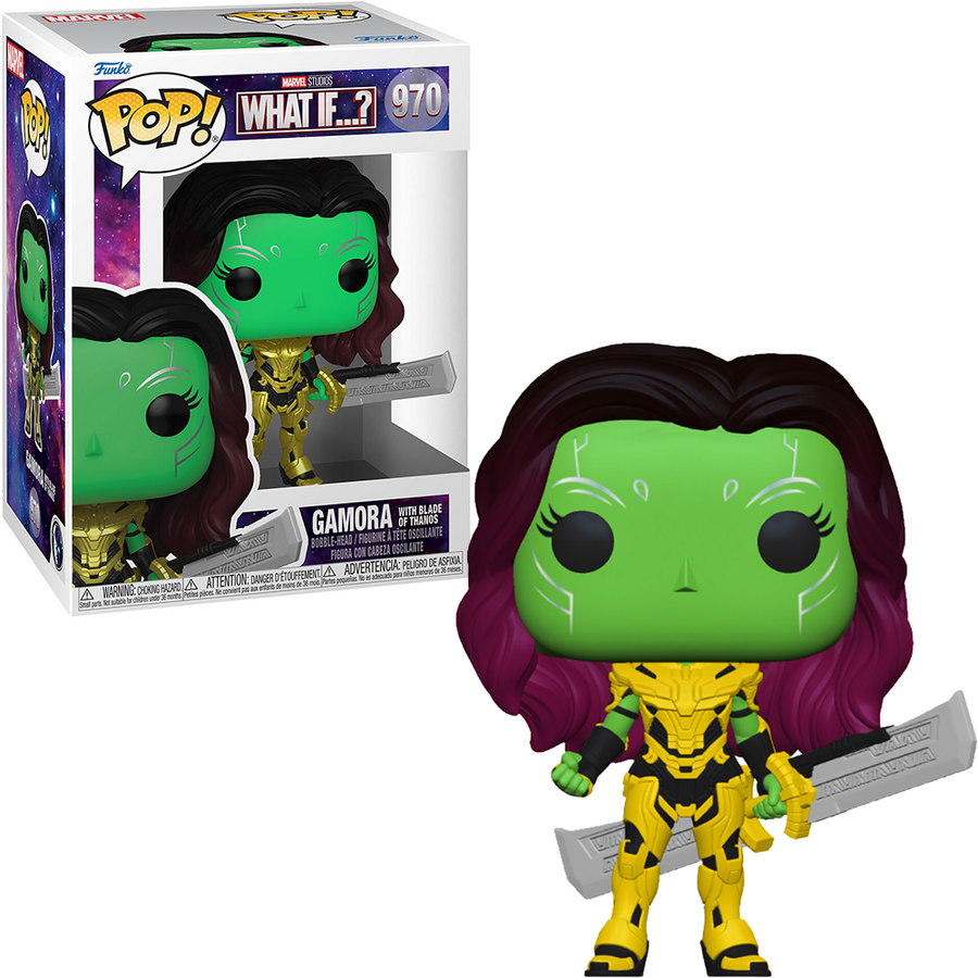 FUNKO POP MARVEL WHAT IF…? - GAMORA WITH BLADE OF THANOS 970 BRINDE