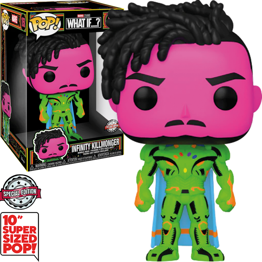 FUNKO POP MARVEL WHAT IF…? - KILLMONGER INFINITY 1058 (SUPER SIZED 10