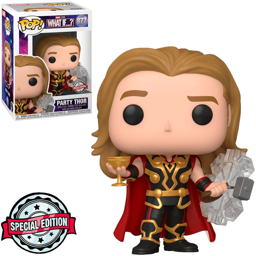 FUNKO POP MARVEL WHAT IF... ? EXCLUSIVE - PARTY THOR 877 BRINDE