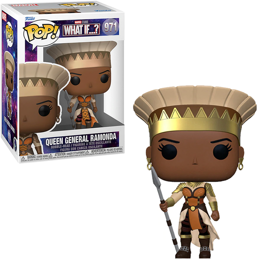 FUNKO POP MARVEL WHAT IF…? - QUEEN GENERAL RAMONDA 971 BRINDE