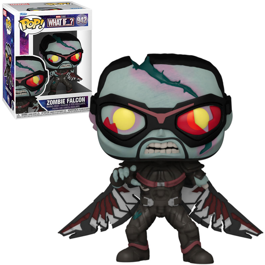 FUNKO POP MARVEL WHAT IF...? - ZOMBIE FALCON 942