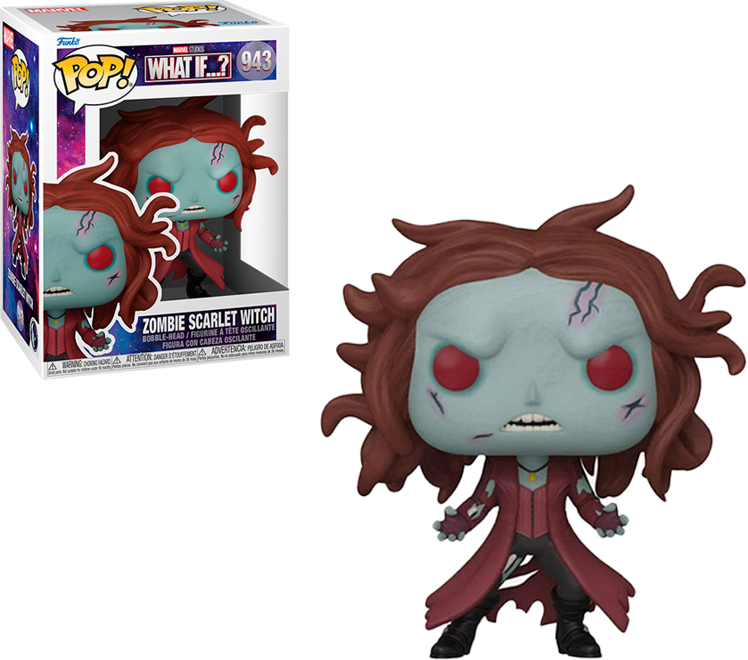 FUNKO POP MARVEL WHAT IF...? - ZOMBIE SCARLET WITCH 943