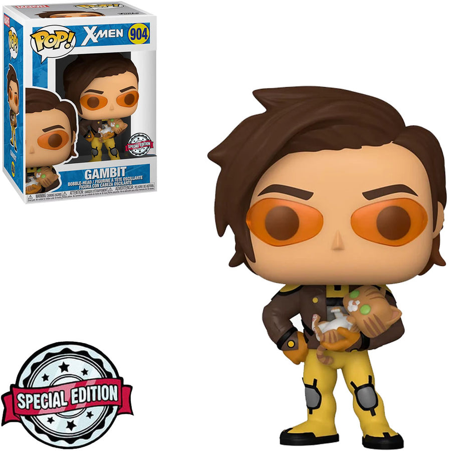 FUNKO POP MARVEL X-MEN EXCLUSIVE - GAMBIT 904 BRINDE