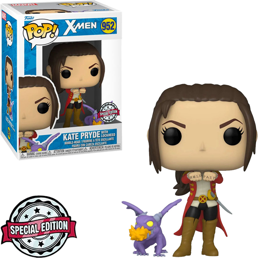 FUNKO POP MARVEL X-MEN EXCLUSIVE - KATE PRYDE WITH LOCKHEED 952 BRINDE