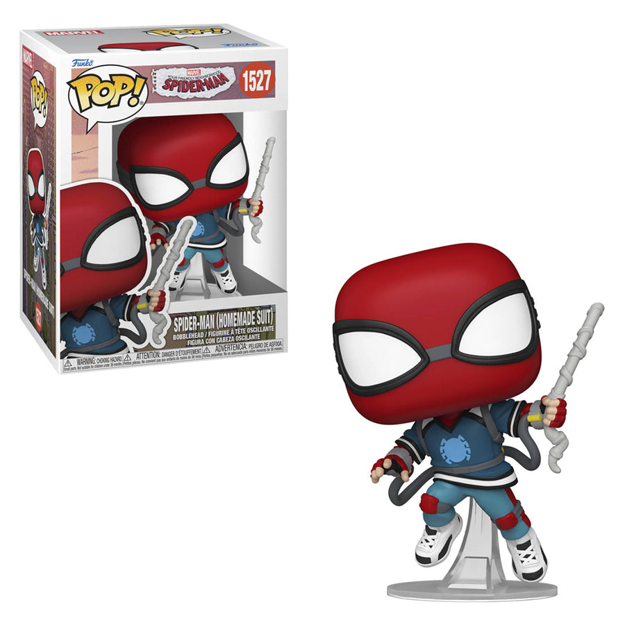 FUNKO POP MARVEL YOUR FRIENDLY NEIGHBORHOOD SPIDER-MAN - SPIDER-MAN (HOMEMADE SUIT) 1527 BRINDE