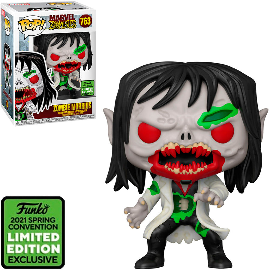 FUNKO POP MARVEL ZOMBIES EXCLUSIVE ECCC 2021 - ZOMBIE MORBIUS 763 BRINDE