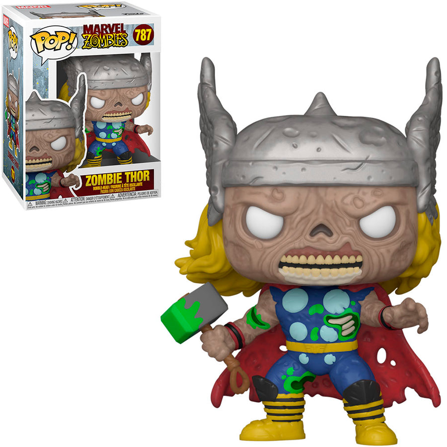 FUNKO POP MARVEL ZOMBIES - ZOMBIE THOR 787 BRINDE