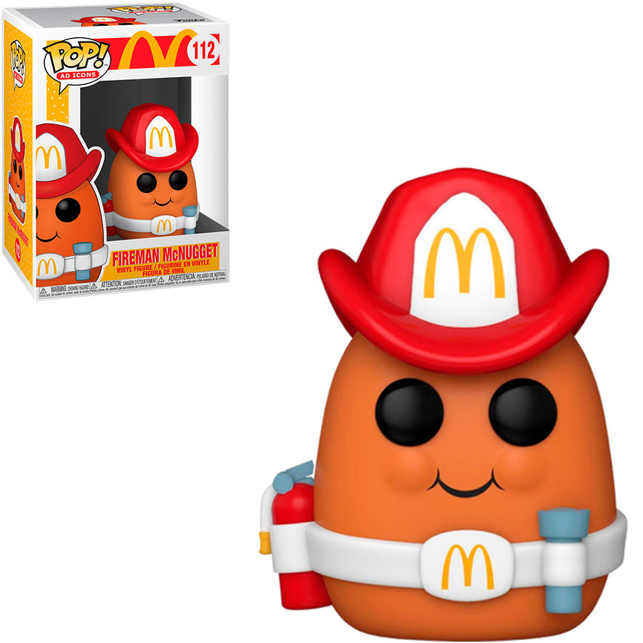 FUNKO POP MCDONALDS - FIREMAN MCNUGGET 112 BRINDE