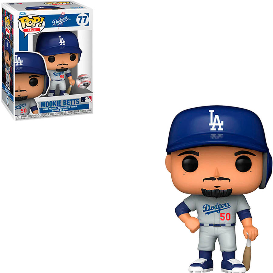 FUNKO POP MLB DODGERS - MOOKIE BETTS 77 BRINDE