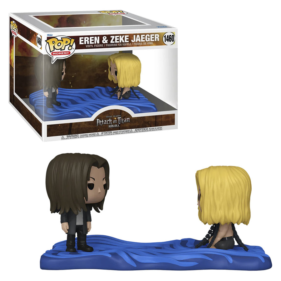 FUNKO POP MOMENT ATTACK ON TITAN EXCLUSIVE - EREN & ZEKE JAEGER 1460 BRINDE