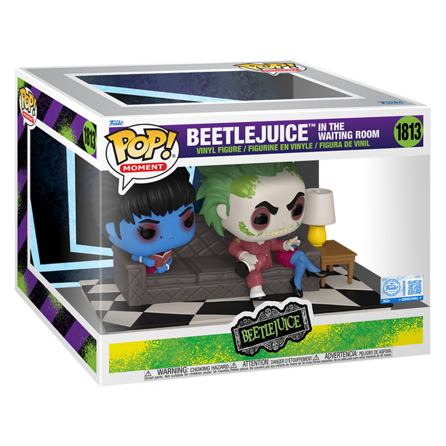 FUNKO POP MOMENT BEETLEJUICE EXCLUSIVE - BEETLEJUICE IN THE WAITING ROOM 1813