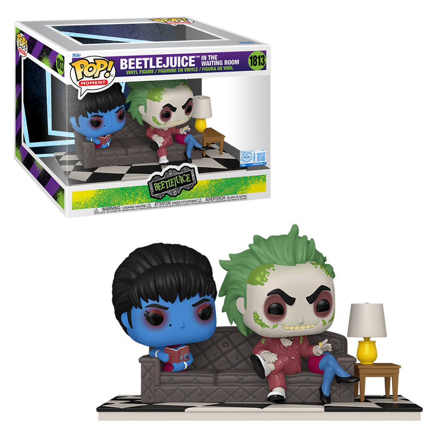 FUNKO POP MOMENT BEETLEJUICE EXCLUSIVE - BEETLEJUICE IN THE WAITING ROOM 1813 BRINDE