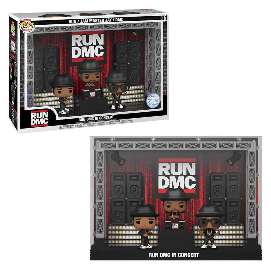FUNKO POP MOMENT DELUXE RUN-DMC IN CONCERT 01 (68402) BRINDE