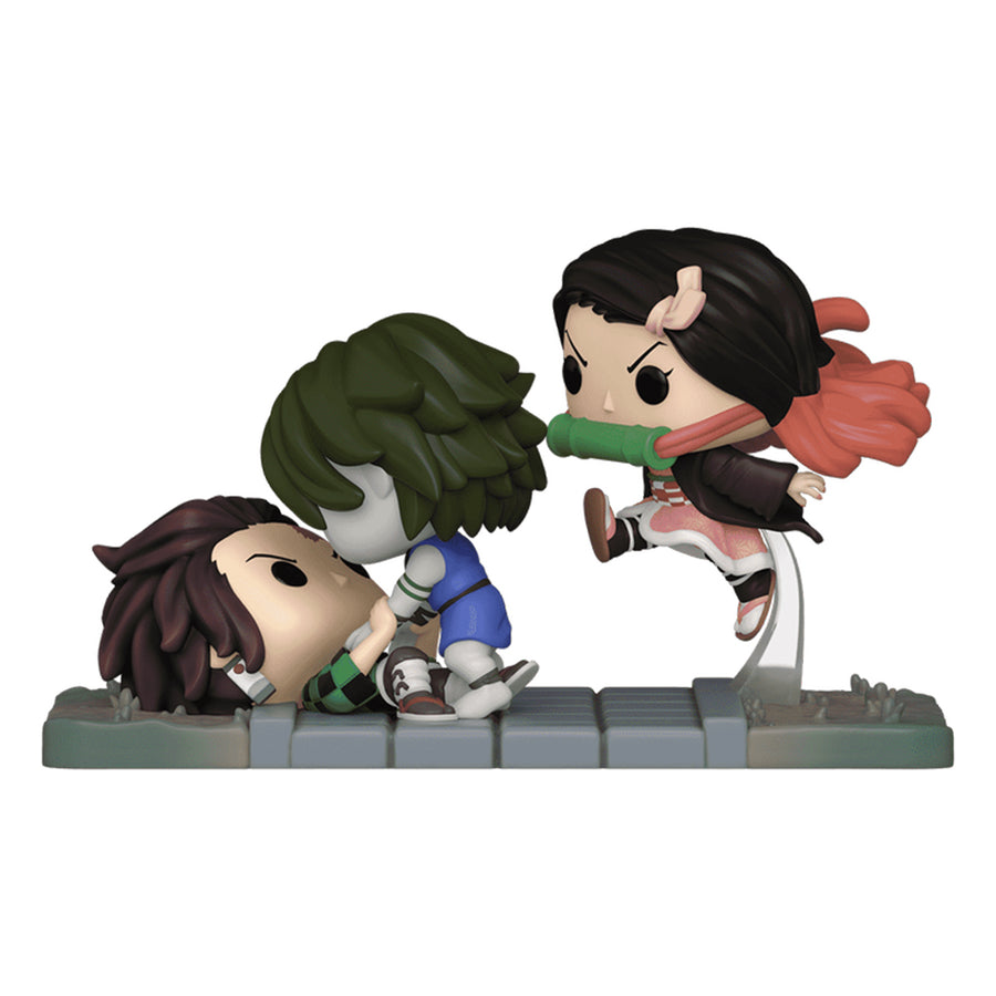 FUNKO POP MOMENT DEMON SLAYER: KIMETSU NO YAIBA - TANJIRO & NEZUKO VS. TEMPLE DEMON 1419