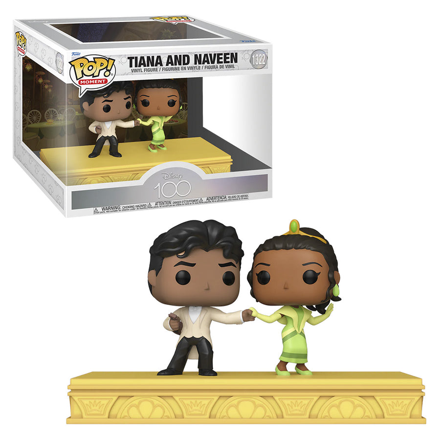 FUNKO POP MOMENT DISNEY 100TH - TIANA AND NAVEEN 1322 BRINDE