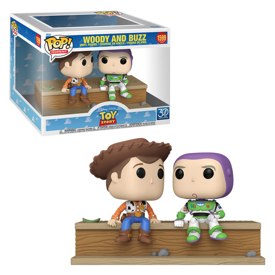 FUNKO POP MOMENT DISNEY TOY STORY 30TH ANNIVERSARY - WOODY AND BUZZ 1599 BRINDE