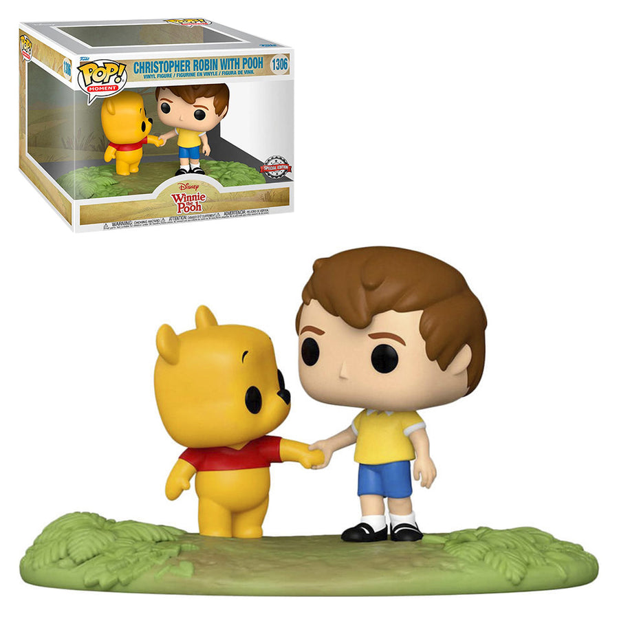 FUNKO POP MOMENT DISNEY WINNIE - CHRISTOPHER ROBIN WITH POOH 1306 BRINDE