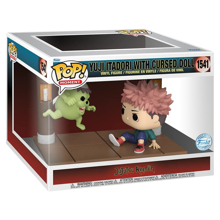 FUNKO POP MOMENT JUJUTSU KAISEN - YUJI ITADORI WITH CURSED DOLL 1541