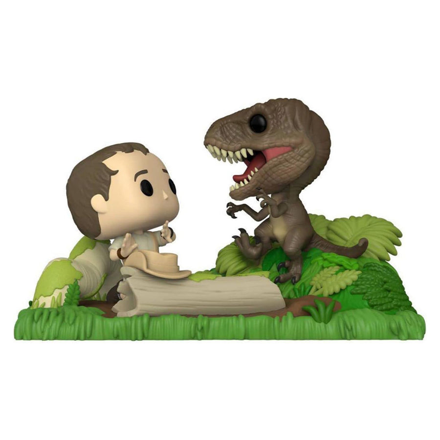 FUNKO POP MOMENT JURASSIC PARK EXCLUSIVE - MULDOON RAPTOR HUNT 1204